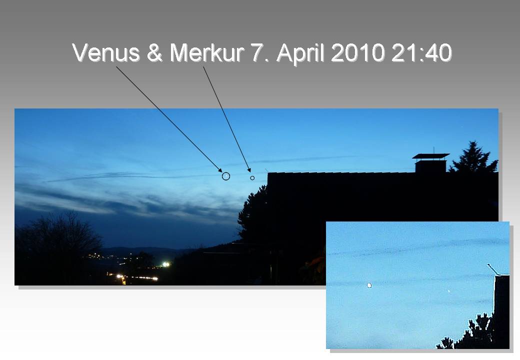 20100407 Venus & Merkur