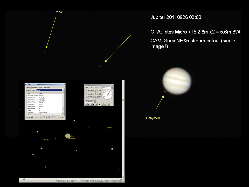 20110926 Jupiter with Ganymed close by